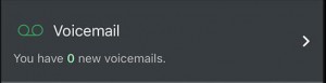 Coligo Reach geeft de tegel 'Voicemail' van het Reach-dashboard